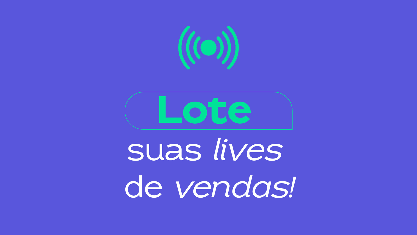 live de vendas
